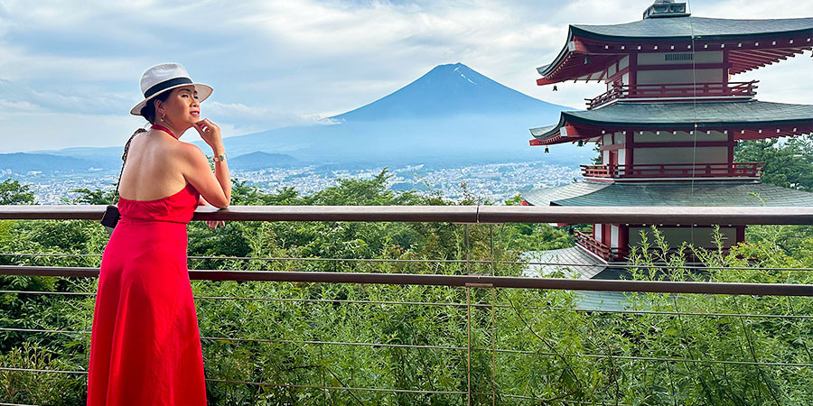 Mount Fuji in August