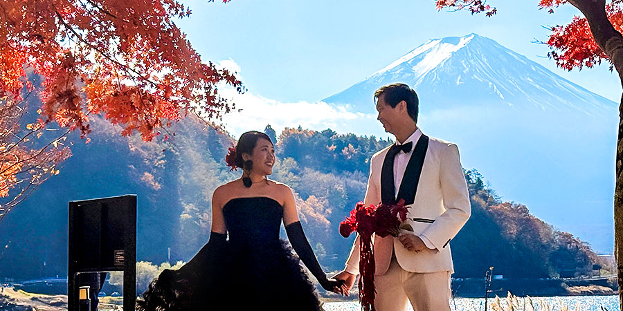 Mount Fuji & Autumn Leaves