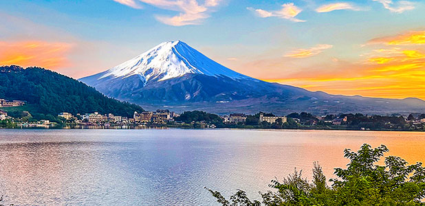 Mount Fuji in Sunset, Tokyo