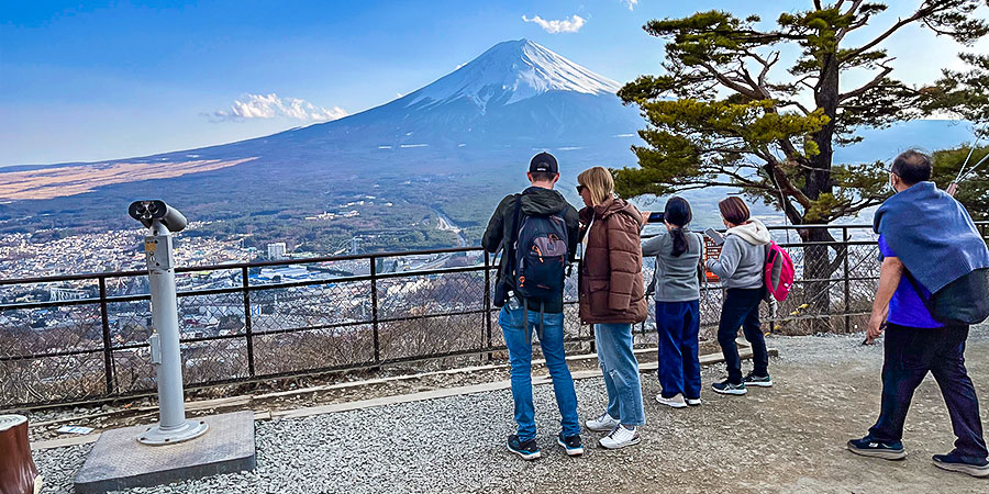 Mount Fuji in March