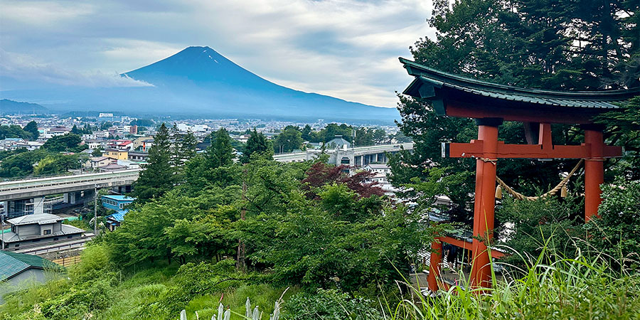 Mount Fuji in May