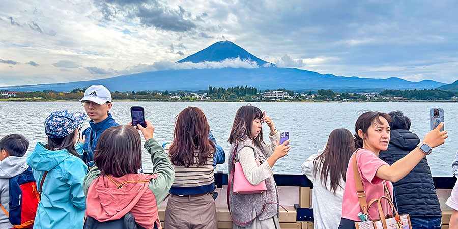 Mount Fuji Obscured by Mist