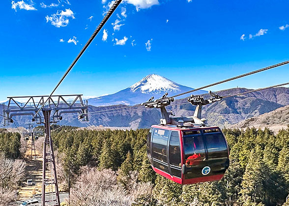 Enjoy Mount Fuji Panorama by the Ropeway