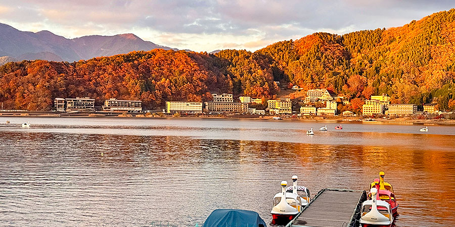 Sunset Scenery around Mount Fuji