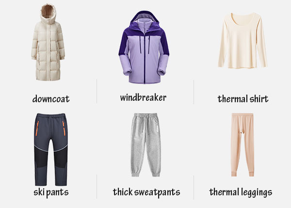 Nagano Clothes in February
