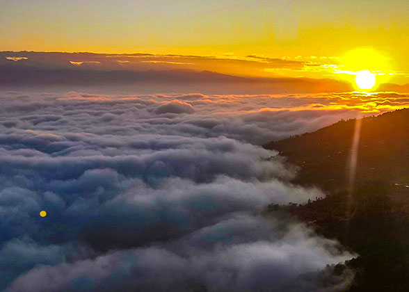 Sunrise at Nagarkot
