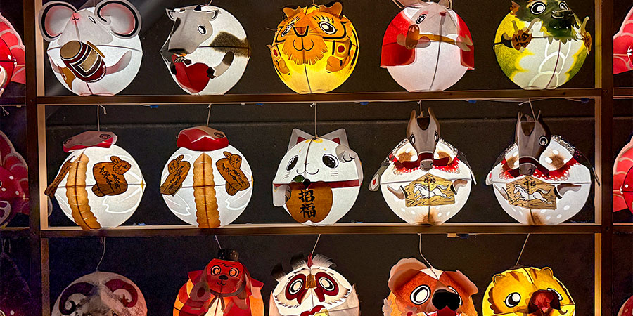 Decorations in Nagasaki Lantern Festival