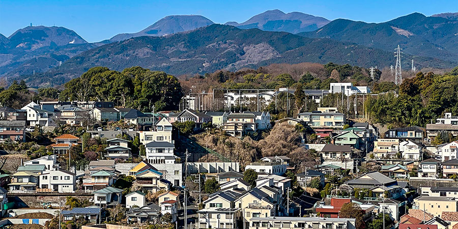 Landscape of Nagasaki in November