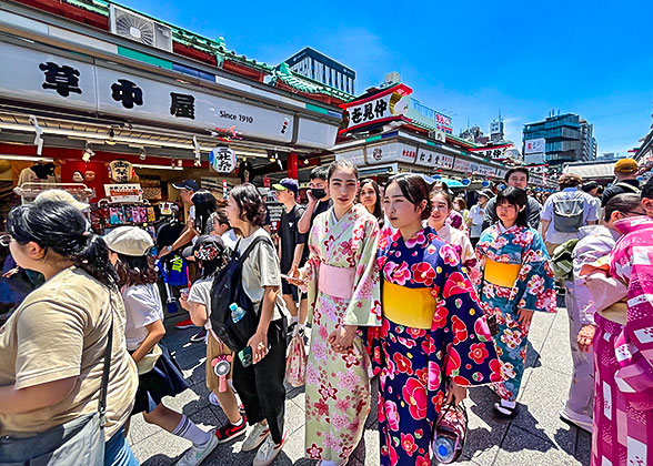 Experience Yukata in Tokyo in Summer