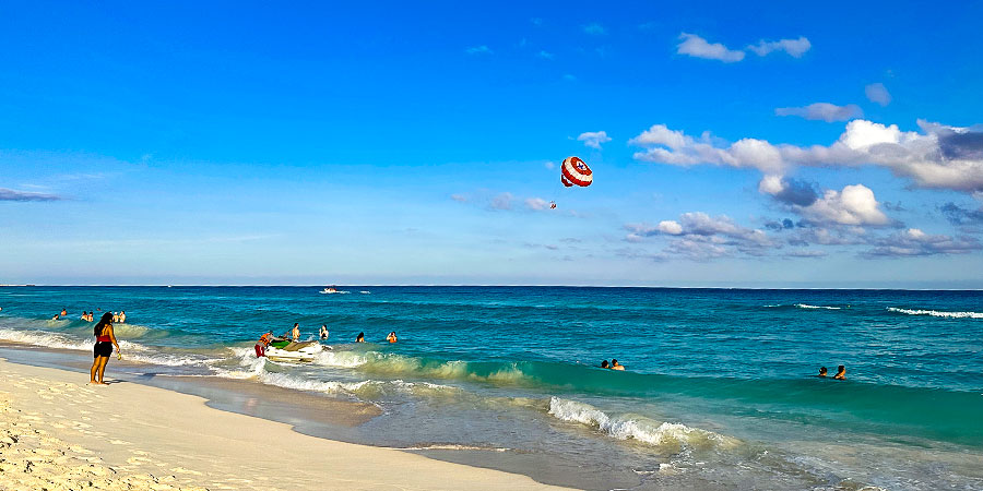 Beach View on a Clear Day