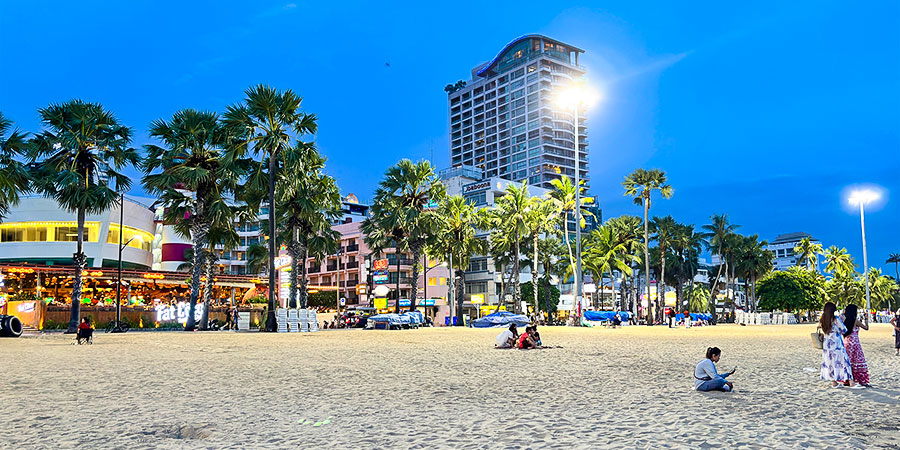 Night View by Beach