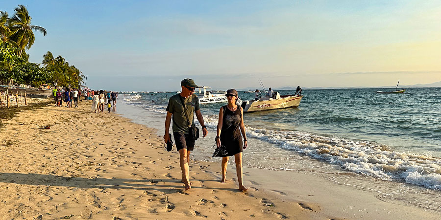 Strolling on the Beach