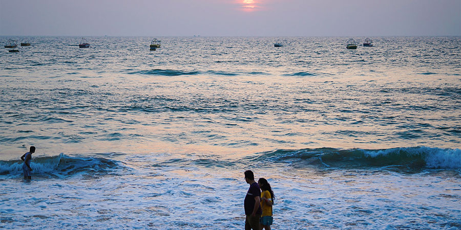 Sunset View by Beach