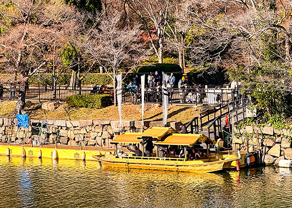 Osaka Castle cruise ship pier