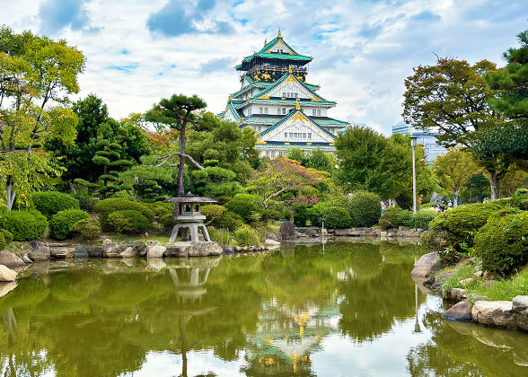 The Main Tower Sight from Osaka Castle Gozabune