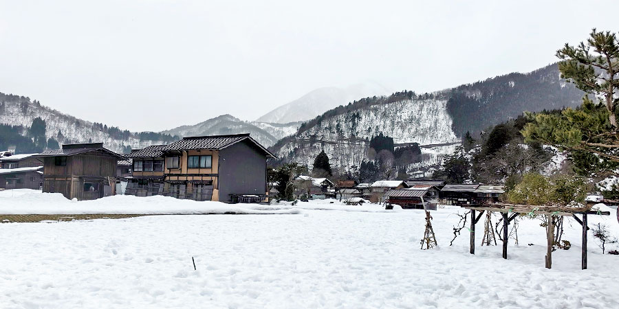 Snow-covered Landscape of Otaru
