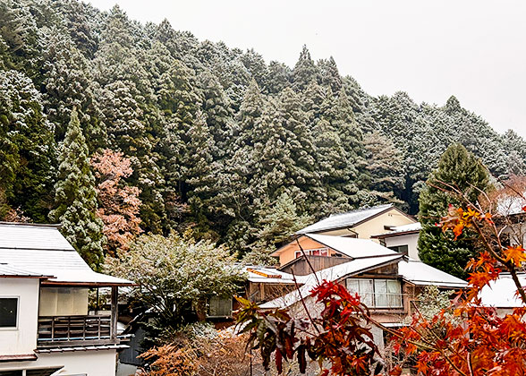 Snowfall of Otaru in Early Winter
