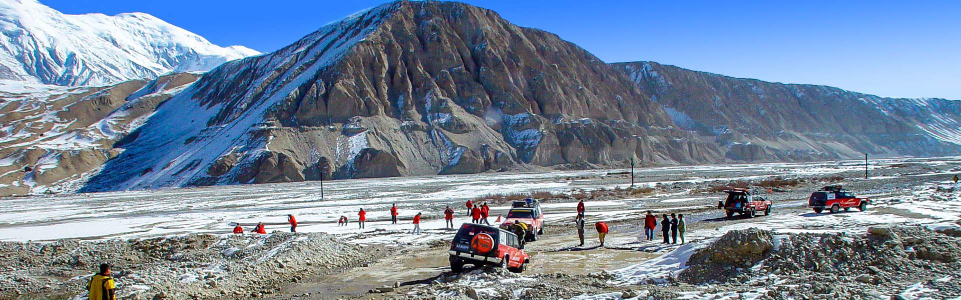 The Pamirs Plateau in Tajikistan