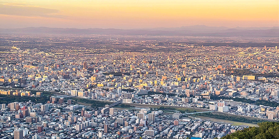 Panoramic View of Sapporo