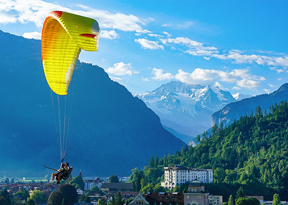 Enjoy the Parachuting