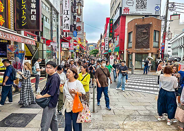 Peak Season in Yokohama in July