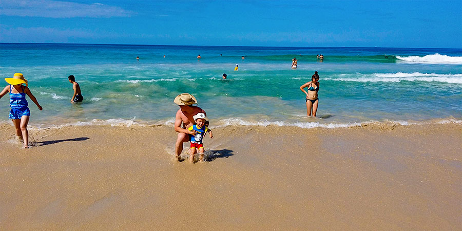 A lovely Beach on Sunny Days