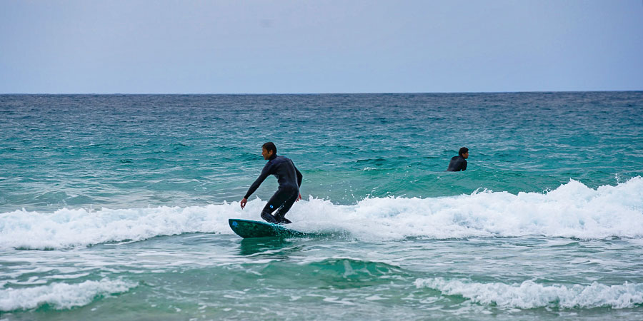 People Enjoying Water Sports