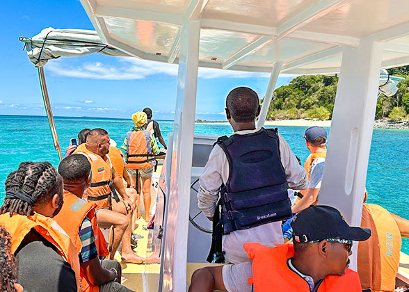 People on Speedboat