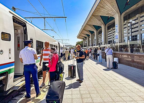 Railway Station in Samarkand