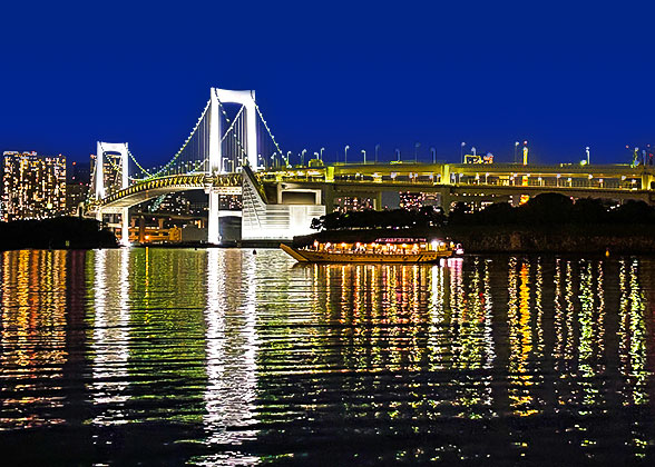 Rainbow Bridge at Odaiba