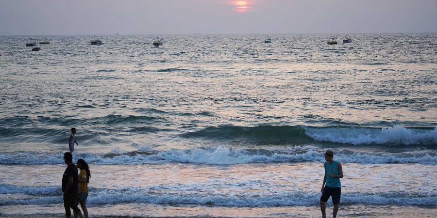 Sunset of Ramena Beach
