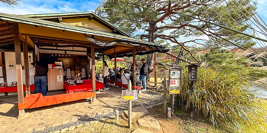 Tea Room at Rikugi-en Garden