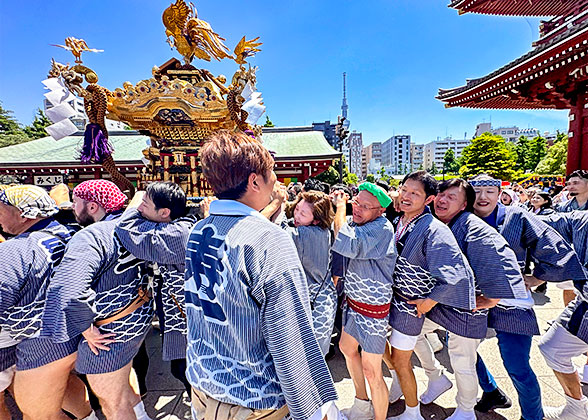 Sanja Festival at Senso-ji Temple, Tokyo