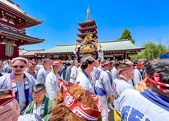 Sanja Matsuri at Senso-ji Temple