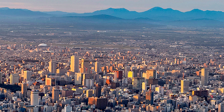 Spectacular View over Sapporo