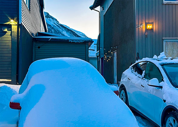 Deep Snow Accumulation