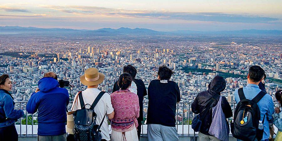 Sunset View Over Mt. Moiwa