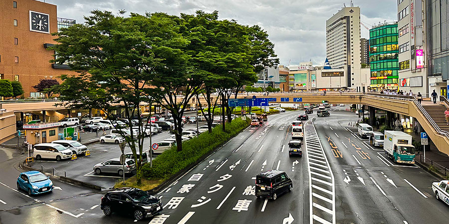 Sendai in Rainy June