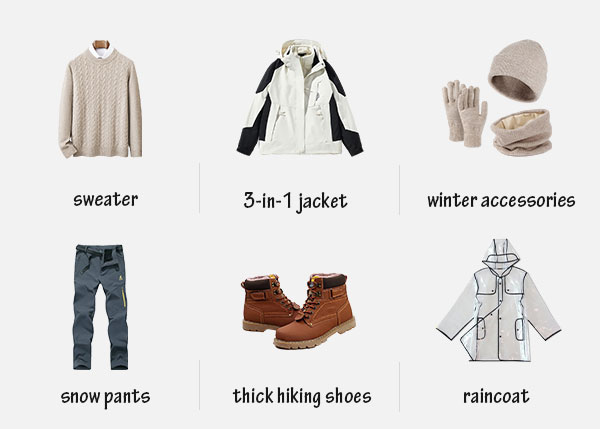 Shirakawa-go February Clothes