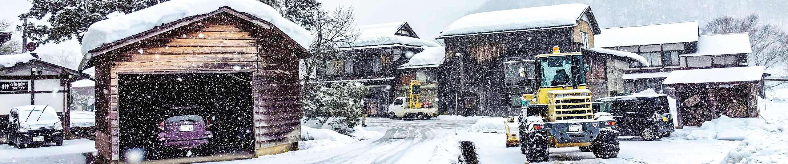 Shirakawa-go Winter Scenery