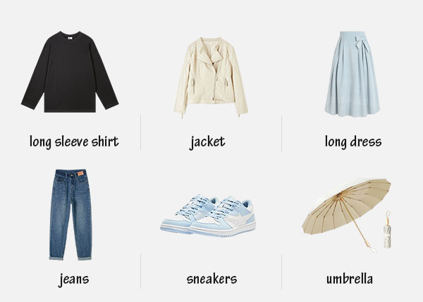 Shizuoka April Clothes