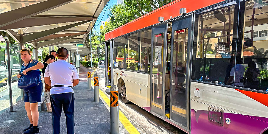 City Bus in Singapore