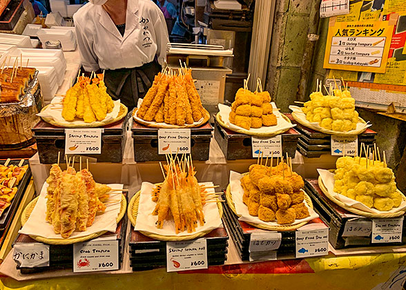Snacks in Sendai Asaichi Market