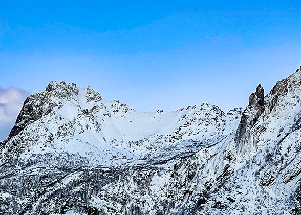 Snow Mountain in Uzbekistan