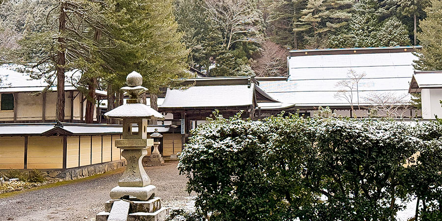 Snowscape of Wakayama in February
