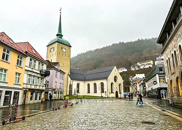 Street Scene of Bergen