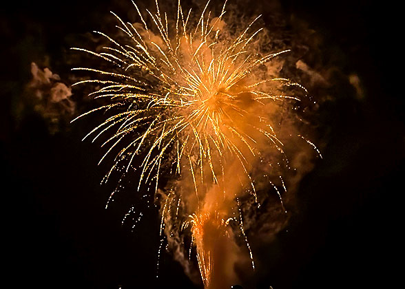 Summer Fireworks in Yamashita Park