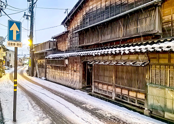 Takayama Street in February