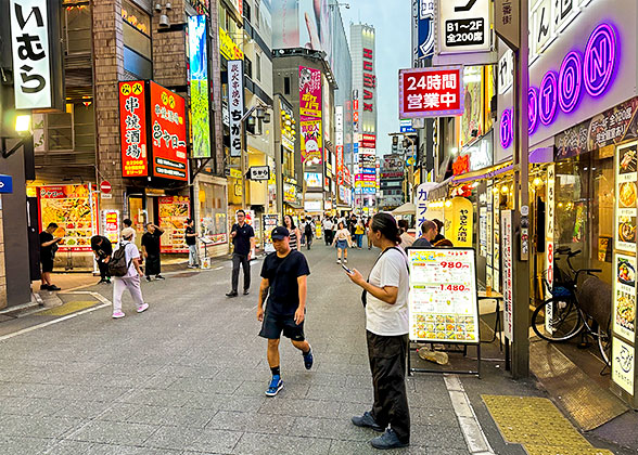 Street View of Tokyo in August