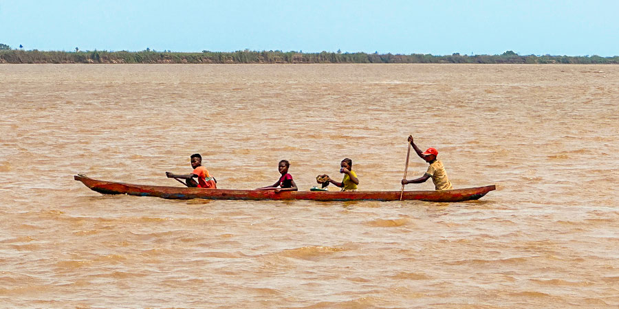Muddy River in Rainy Season